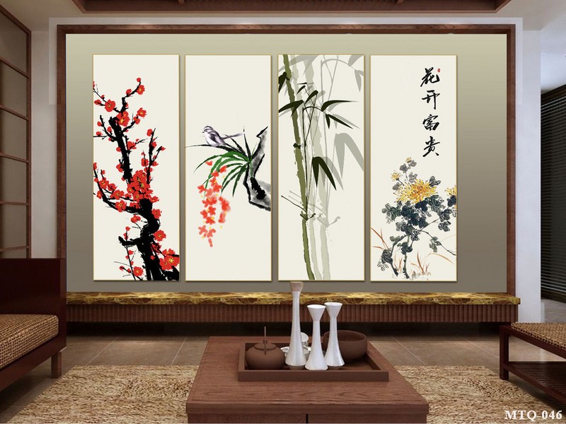 Tranh tứ quý MTQ-046